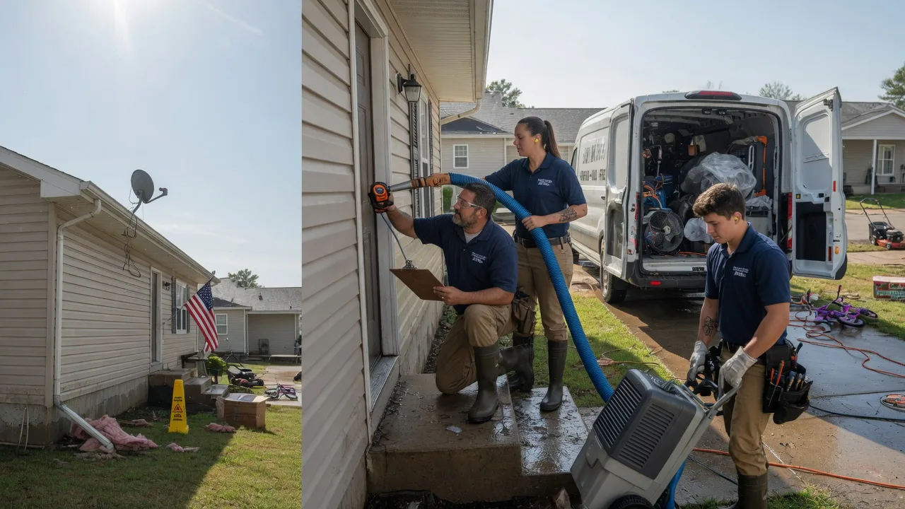 Ceiling Water Damage Restoration in Caddo, TX near me